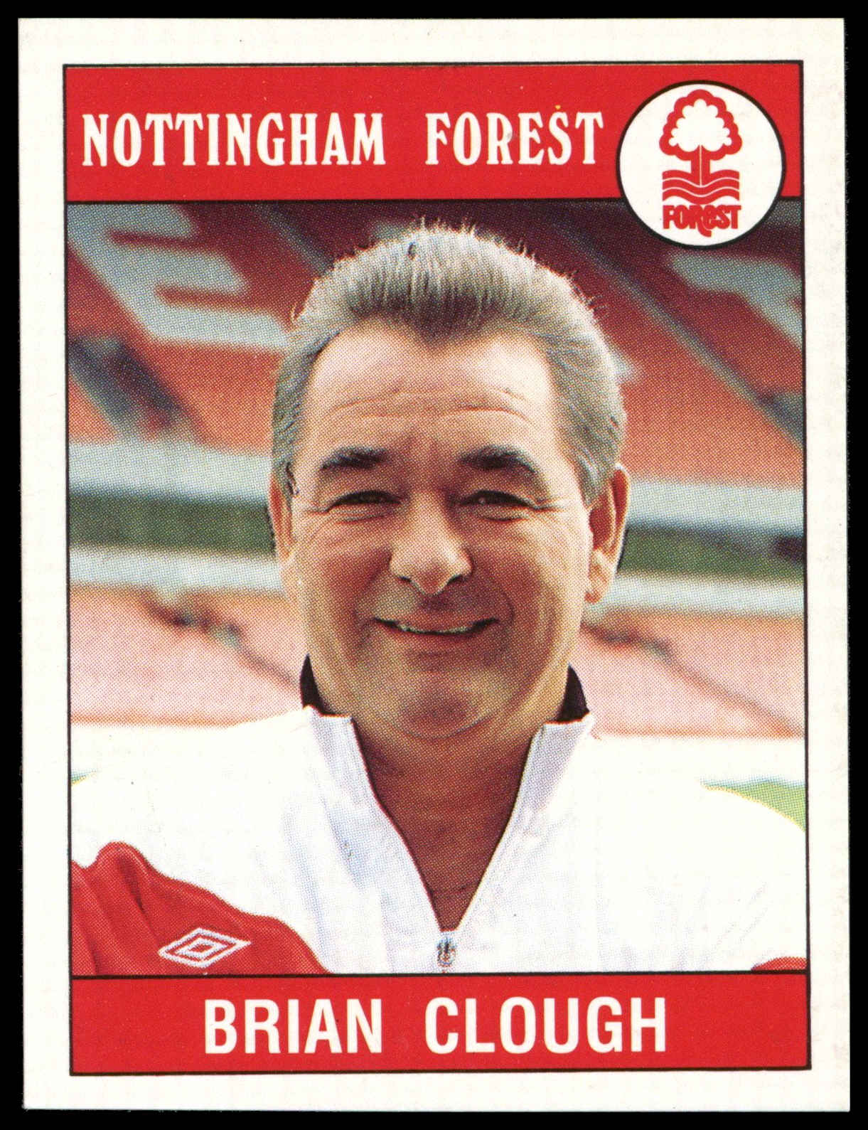 Panini - 'Football 90' (1990) - Brian Clough (Nottingham Forest) Panini - 'Football 90' (1990) - Brian Clough (Nottingham Forest)