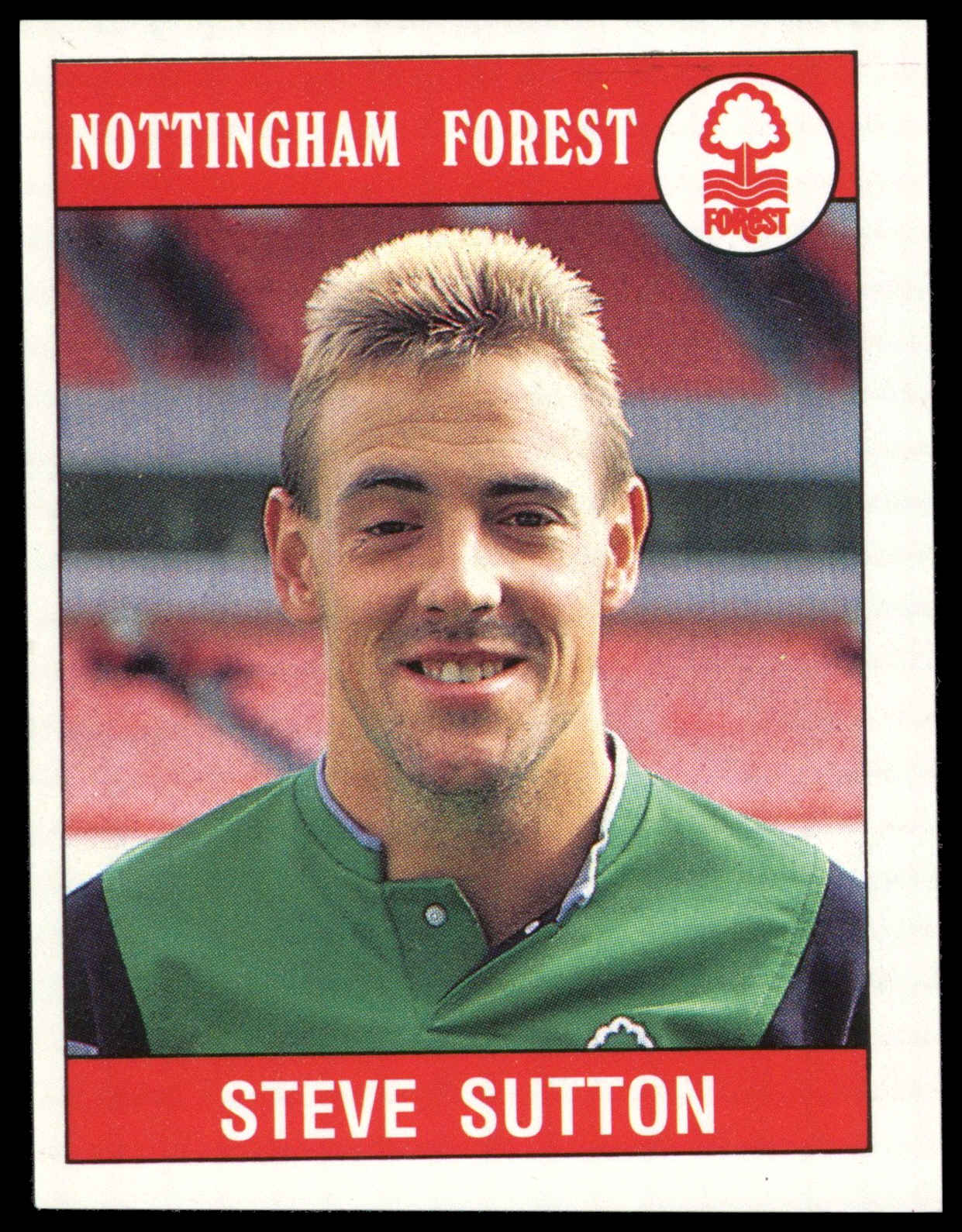 Panini - 'Football 90' (1990) - Steven Sutton (Nottingham Forest) Panini - 'Football 90' (1990) - Steven Sutton (Nottingham Forest)