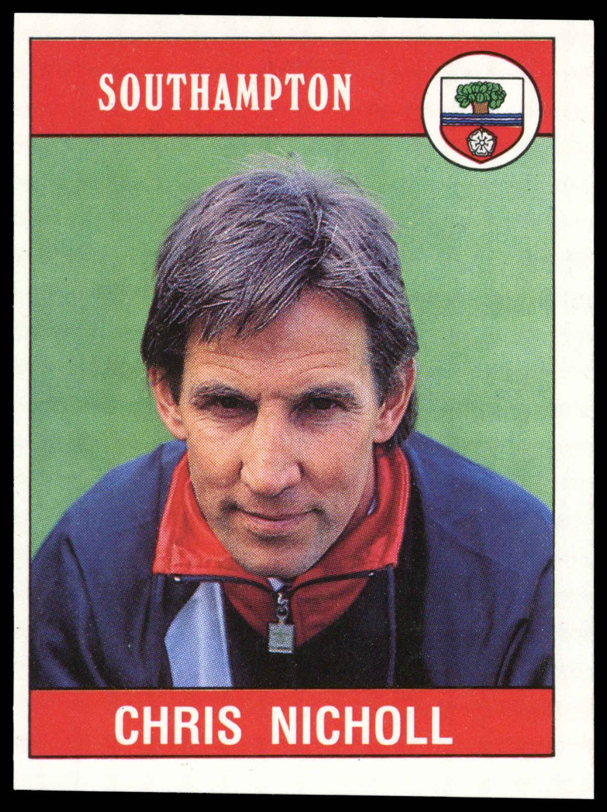Panini - 'Football 90' (1990) - Chris Nicholl (Southampton) Panini - 'Football 90' (1990) - Chris Nicholl (Southampton)