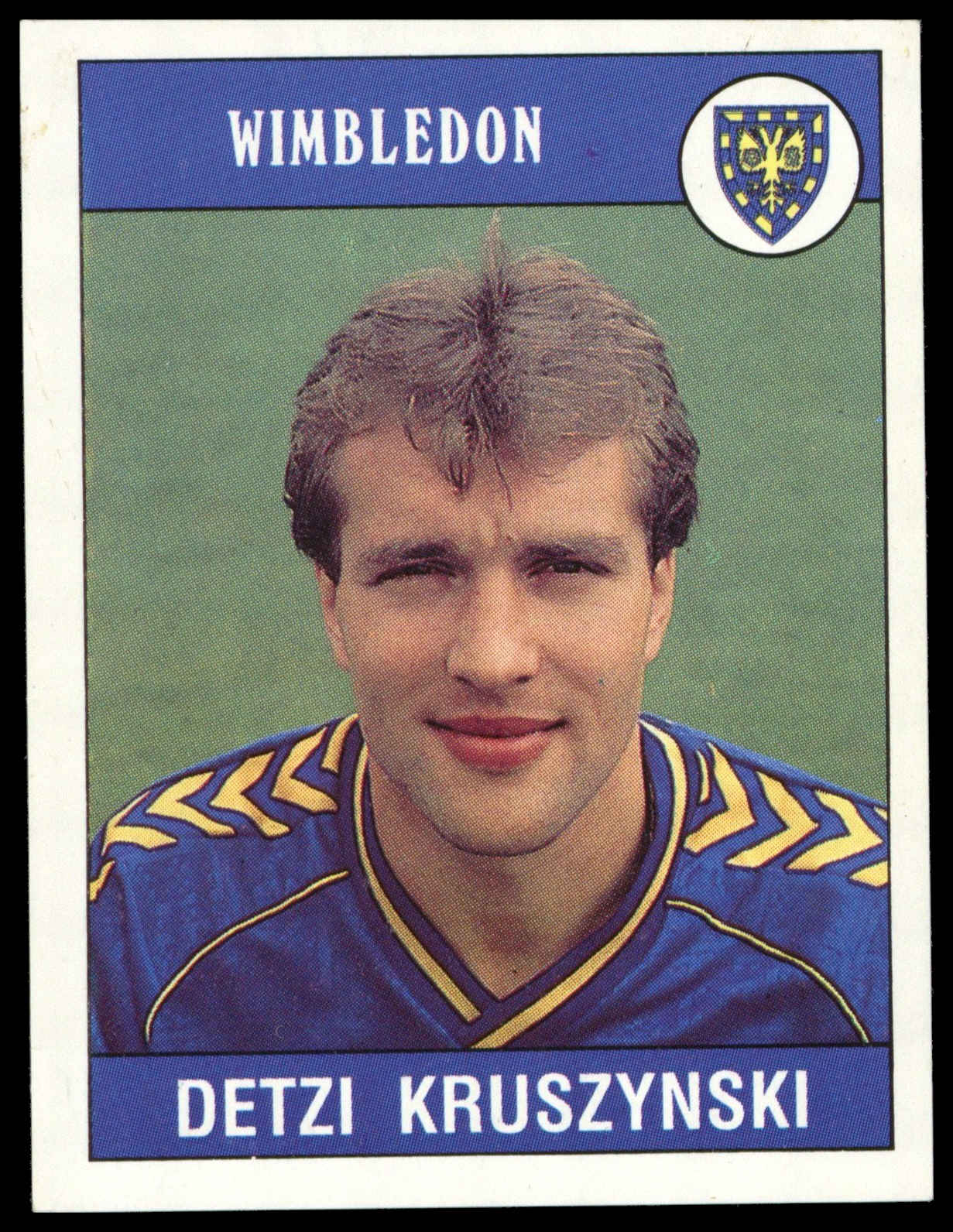 Panini - 'Football 90' (1990) - Detzi Kruszynski (Wimbledon) Panini - 'Football 90' (1990) - Detzi Kruszynski (Wimbledon)