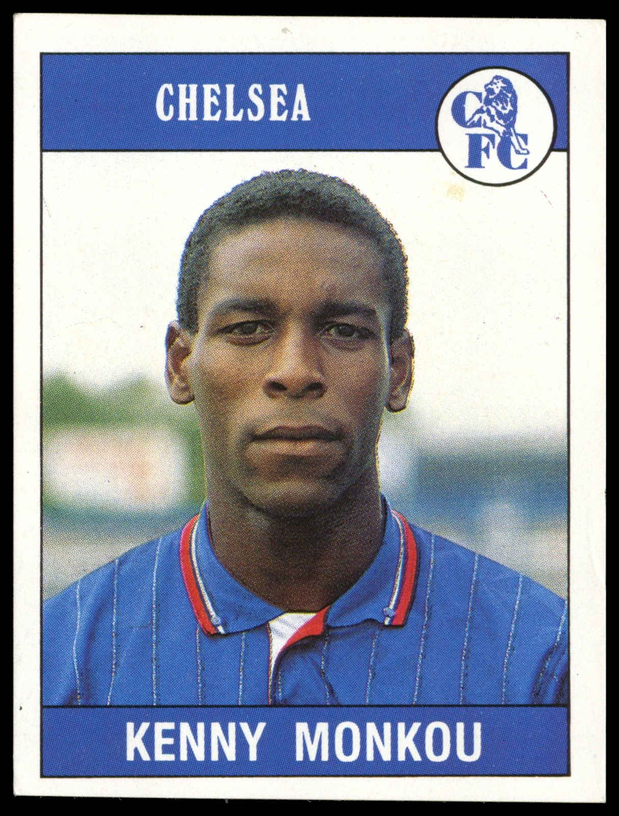 Panini - 'Football 90' (1990) - Ken Monkou (Chelsea) Panini - 'Football 90' (1990) - Ken Monkou (Chelsea)