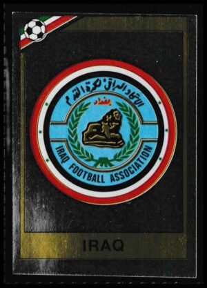 Panini - 'Mexico 86' (1986) - Badge (Iraq)