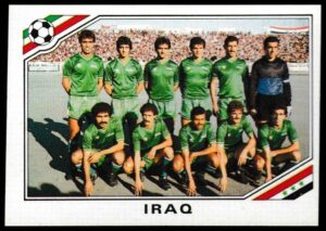 Panini - 'Mexico 86' (1986) - Team Photo (Iraq)