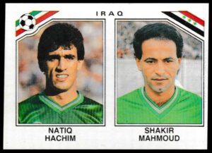 Panini - 'Mexico 86' (1986) - Natiq Hachin & Shakar Mahmoud (Iraq)