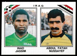 Panini - 'Mexico 86' (1986) - Inad Jassin & Abdul Fatah Nussayef (Iraq)