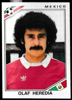 Panini - 'Mexico 86' (1986) - Olaf Heredia (Mexico)