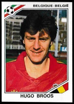 Panini - 'Mexico 86' (1986) - Hugo Broos (Belgium)