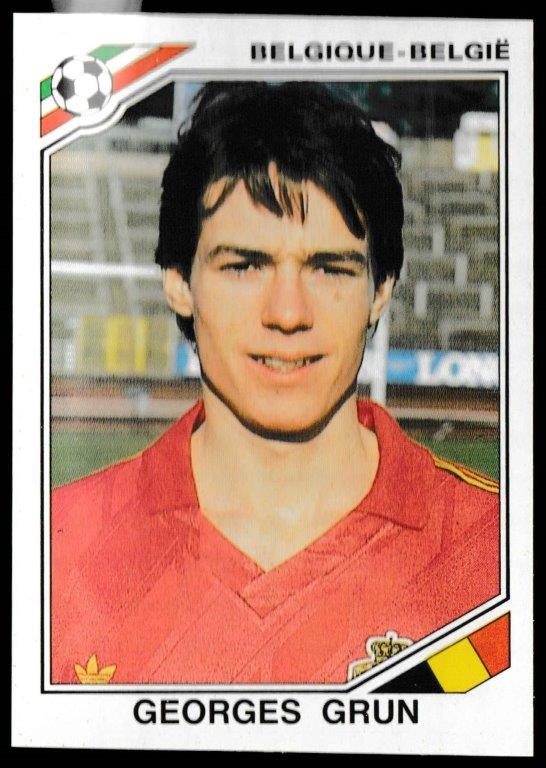 Panini - 'Mexico 86' (1986) - Georges Grun (Belgium) Panini - 'Mexico 86' (1986) - Georges Grun (Belgium)