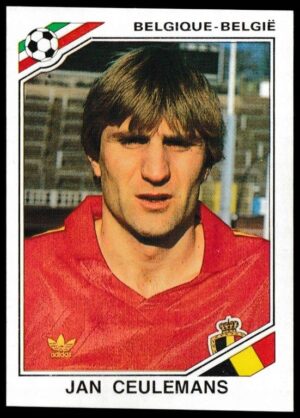 Panini - 'Mexico 86' (1986) - Jan Ceulemans (Belgium)