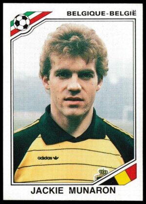 Panini - 'Mexico 86' (1986) - Kackie Munaron (Belgium)