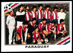 Panini - 'Mexico 86' (1986) - Team Photo (Paraguay)