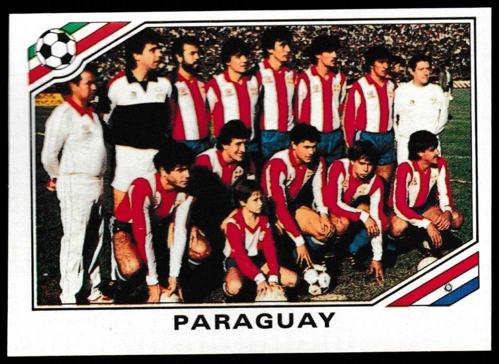 Panini - 'Mexico 86' (1986) - Team Photo (Paraguay) Panini - 'Mexico 86' (1986) - Team Photo (Paraguay)