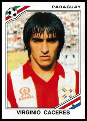 Panini - 'Mexico 86' (1986) - Virginio Caceres (Paraguay)