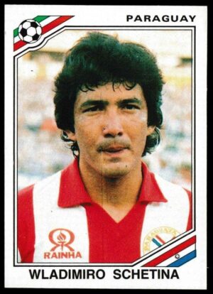 Panini - 'Mexico 86' (1986) - Wladimiro Schetina (Paraguay)