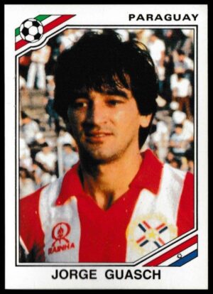 Panini - 'Mexico 86' (1986) - Jorge Guasch (Paraguay)
