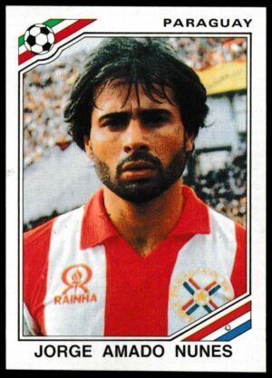 Panini - 'Mexico 86' (1986) - Jorge Amado Nunes (Paraguay)