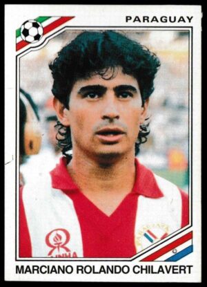 Panini - 'Mexico 86' (1986) - Marciano Rolando Chilavert (Paraguay)