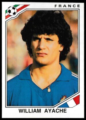 Panini - 'Mexico 86' (1986) - William Ayache (France)