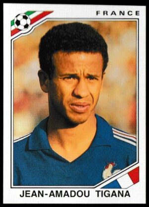 Panini - 'Mexico 86' (1986) - Jean-Amadou Tigana (France)
