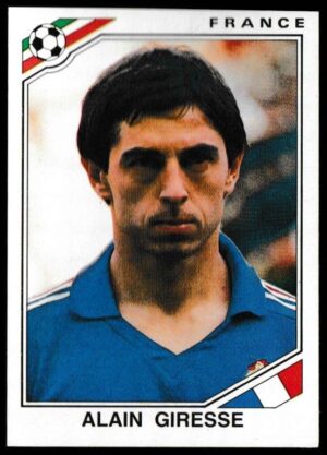 Panini - 'Mexico 86' (1986) - Alain Giresse (France)