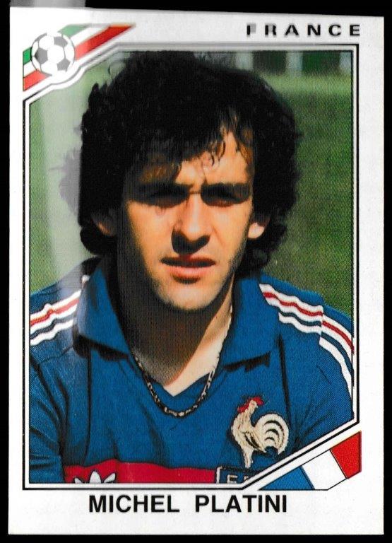 Panini - 'Mexico 86' (1986) - Michel Platini (France) Panini - 'Mexico 86' (1986) - Michel Platini (France)
