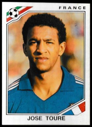 Panini - 'Mexico 86' (1986) - Jose Toure (France)
