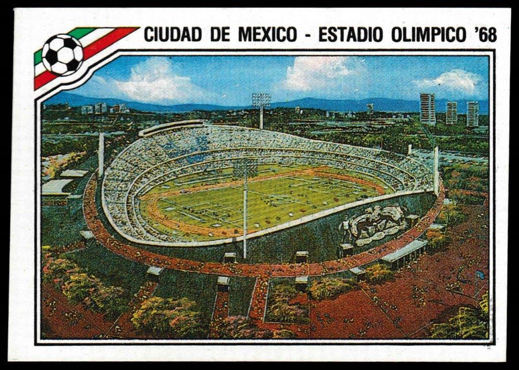 Panini - 'Mexico 86' (1986) - Olympic Stadium Panini - 'Mexico 86' (1986) - Olympic Stadium