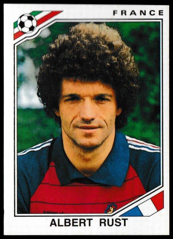 Panini - 'Mexico 86' (1986) - Albert Rust (France) Panini - 'Mexico 86' (1986) - Albert Rust (France)