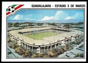 Panini - 'Mexico 86' (1986) - Jalisco Stadium, Guadalajara