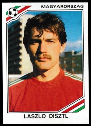 Panini - 'Mexico 86' (1986) - Laszlo Disztl (Hungary) Panini - 'Mexico 86' (1986) - Laszlo Disztl (Hungary)