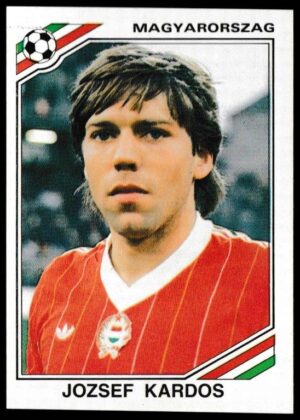Panini - 'Mexico 86' (1986) - Jozsef Kardos (Hungary)