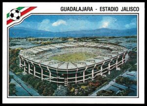 Panini - 'Mexico 86' (1986) - Estadio de Marzo, Guadalajara