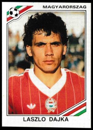 Panini - 'Mexico 86' (1986) - Laszlo Dajka (Hungary)