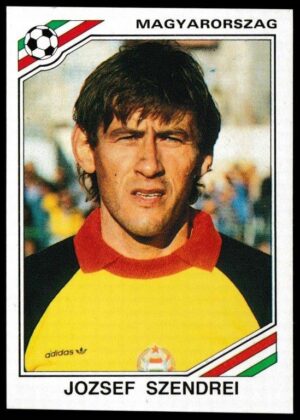 Panini - 'Mexico 86' (1986) - Sozsef Szendrei (Hungary)