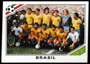 Panini - 'Mexico 86' (1986) - Team Photo (Brazil)