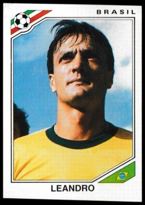 Panini - 'Mexico 86' (1986) - Jose Leandro Sousa Ferreira (Brazil) Panini - 'Mexico 86' (1986) - Jose Leandro Sousa Ferreira (Brazil)