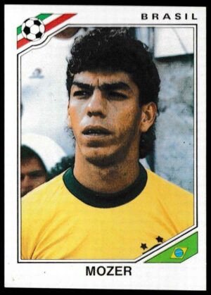 Panini - 'Mexico 86' (1986) - Jose Carlos Nepomuceno Mozer (Brazil)