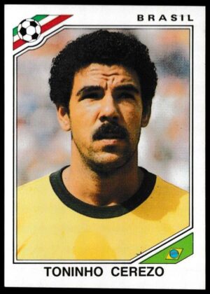 Panini - 'Mexico 86' (1986) - Antonio Toninho Cerezo (Brazil)