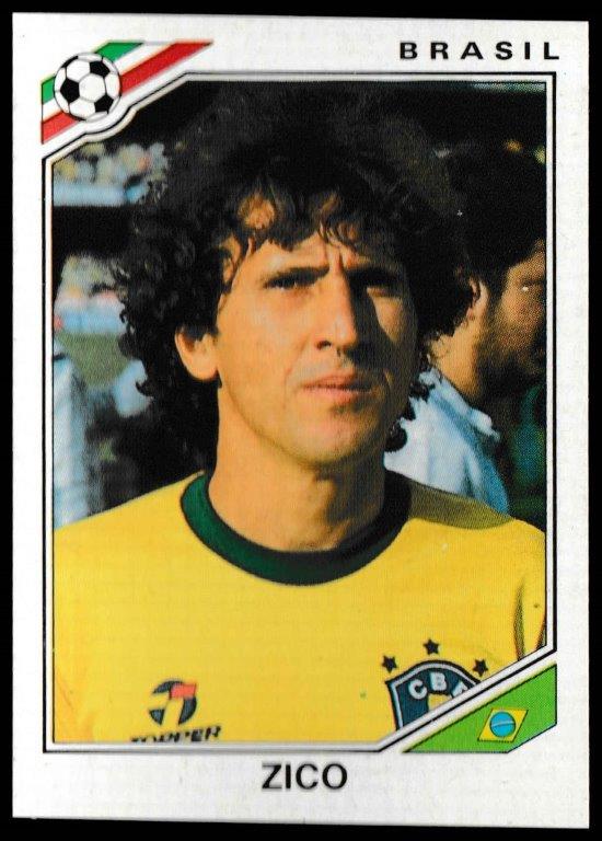 Panini - 'Mexico 86' (1986) - Artur Antunes Coimbra (Brazil) Panini - 'Mexico 86' (1986) - Artur Antunes Coimbra (Brazil)
