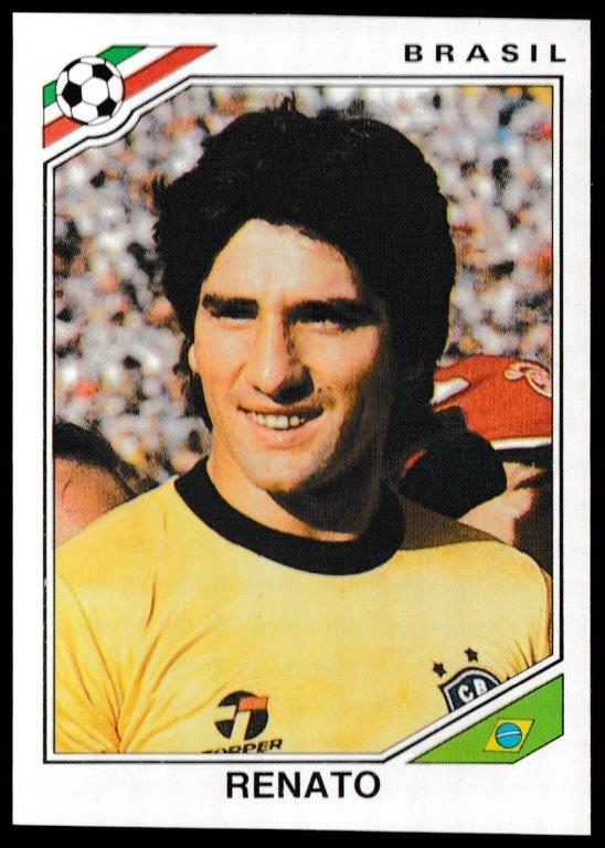 Panini - 'Mexico 86' (1986) - Renato Portaluppi (Brazil) Panini - 'Mexico 86' (1986) - Renato Portaluppi (Brazil)