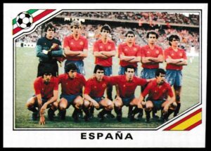 Panini - 'Mexico 86' (1986) - Team Photo (Spain) Panini - 'Mexico 86' (1986) - Team Photo (Spain)
