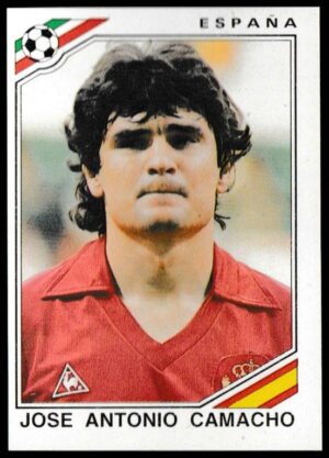 Panini - 'Mexico 86' (1986) - Jose Antonio Camacho (Spain) Panini - 'Mexico 86' (1986) - Jose Antonio Camacho (Spain)
