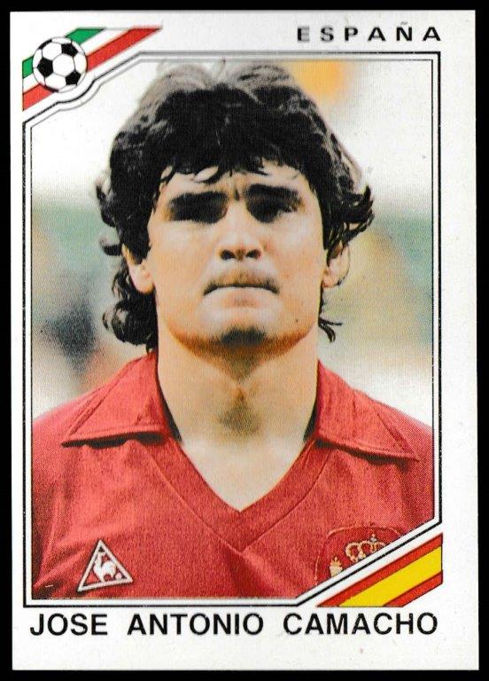 Panini - 'Mexico 86' (1986) - Jose Antonio Camacho (Spain) Panini - 'Mexico 86' (1986) - Jose Antonio Camacho (Spain)