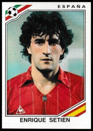 Panini - 'Mexico 86' (1986) - Enrique Setien (Spain) Panini - 'Mexico 86' (1986) - Enrique Setien (Spain)