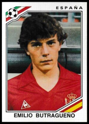 Panini - 'Mexico 86' (1986) - Emilio Butragueno (Spain)