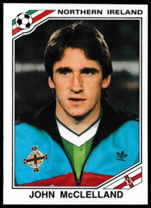 Panini - 'Mexico 86' (1986) - John McClelland (Northern Ireland)