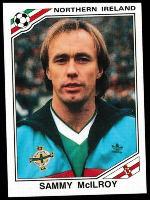 Panini - 'Mexico 86' (1986) - Sammy McIlroy (Northern Ireland)