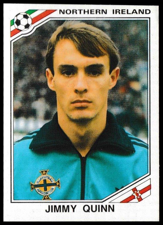 Panini - 'Mexico 86' (1986) - Jimmy Quinn (Northern Ireland) Panini - 'Mexico 86' (1986) - Jimmy Quinn (Northern Ireland)