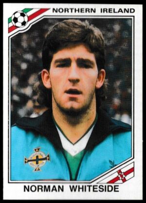 Panini - 'Mexico 86' (1986) - Norman Whiteside (Northern Ireland)