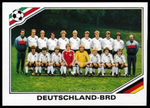 Panini - 'Mexico 86' (1986) - Team Photo (West Germany)